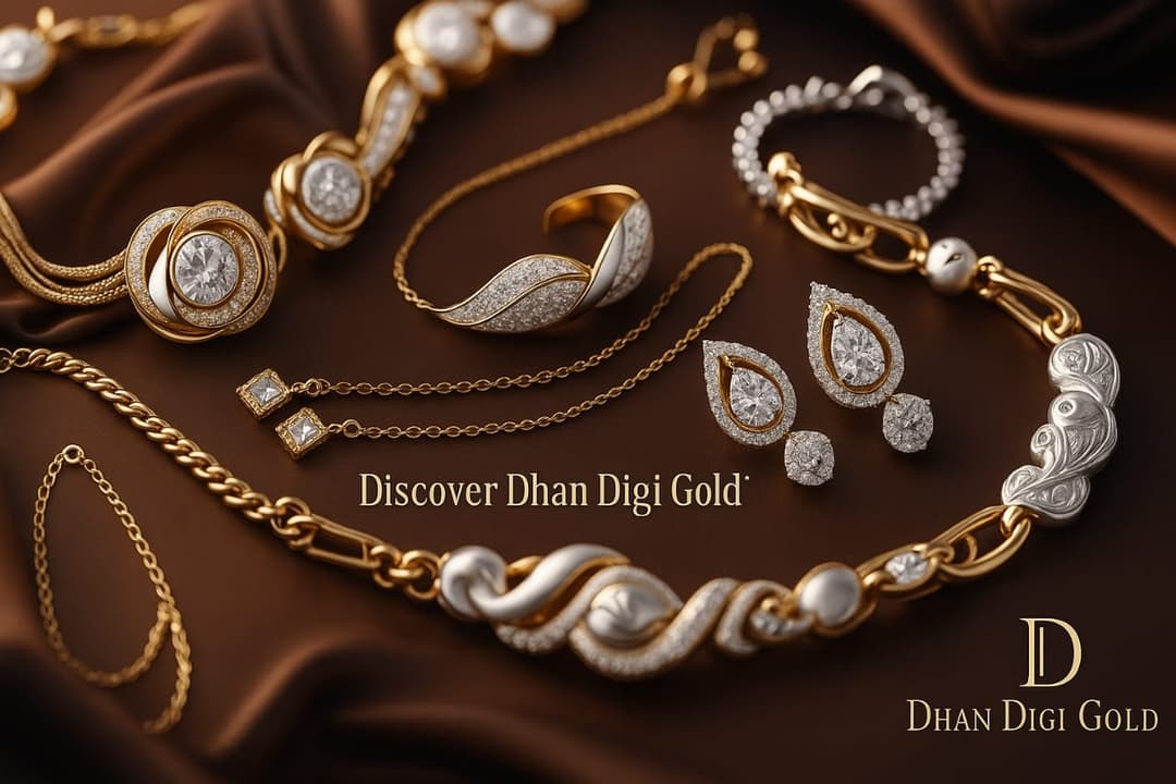 Exquisite gold jewellery from Dhan Digi Gold